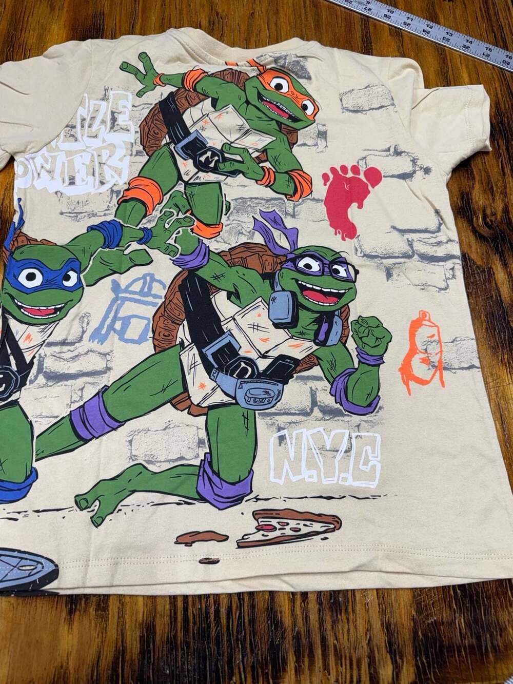 Freeze Teenage Mutant Ninja Turtles Mutant Mayhem T-Shirt kids Size XL 14/16